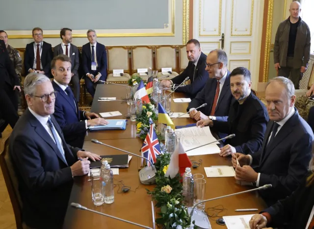 Przywódcy europejscy rozmawiali z Trumpem. "Są gotowi na zawieszenie broni"