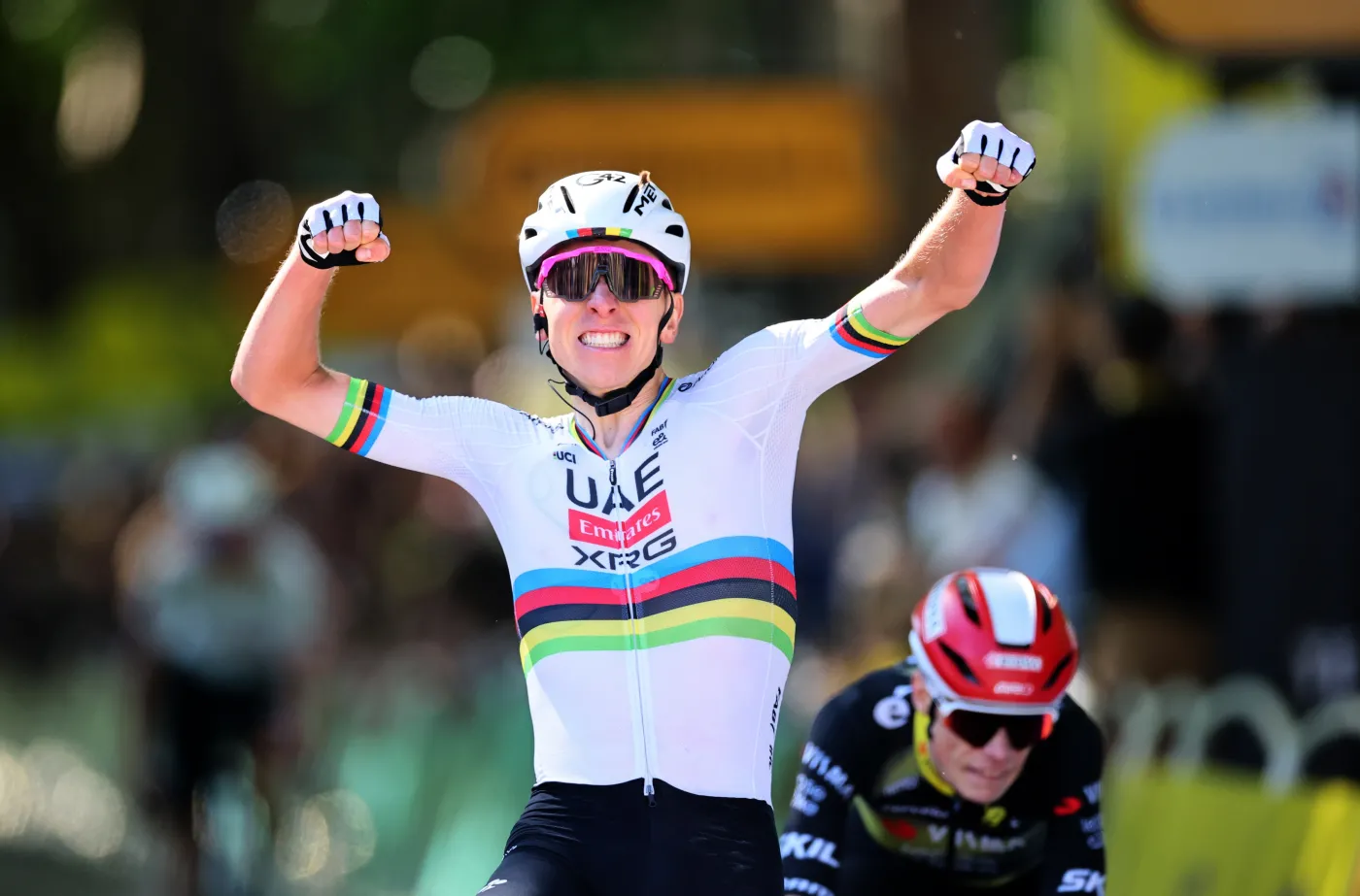 Pogacar najszybszy na 4. etapie Tour de France. Van der Poel wciąż liderem