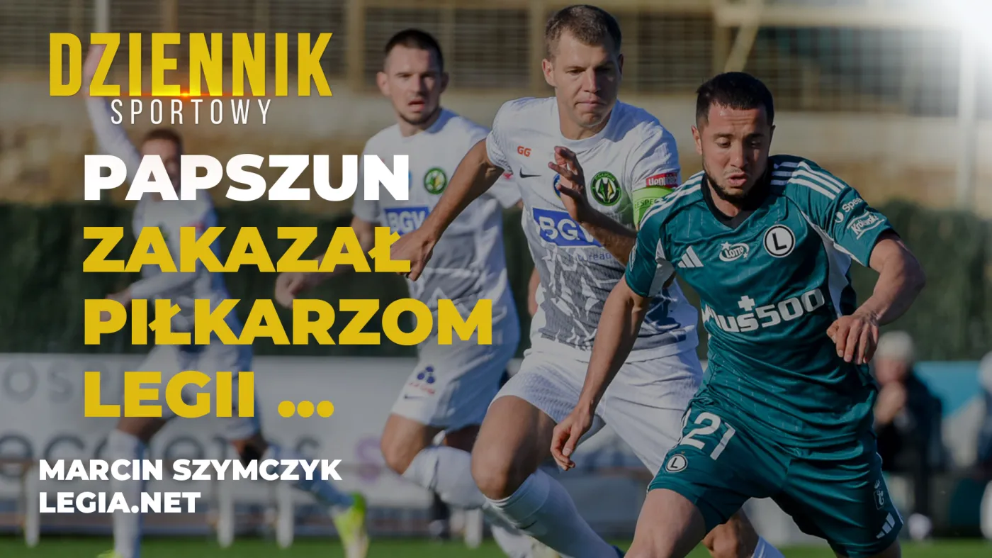 Papszun wprowadził w Legii nowe zwyczaje. Czego nie wolno robić piłkarzom?