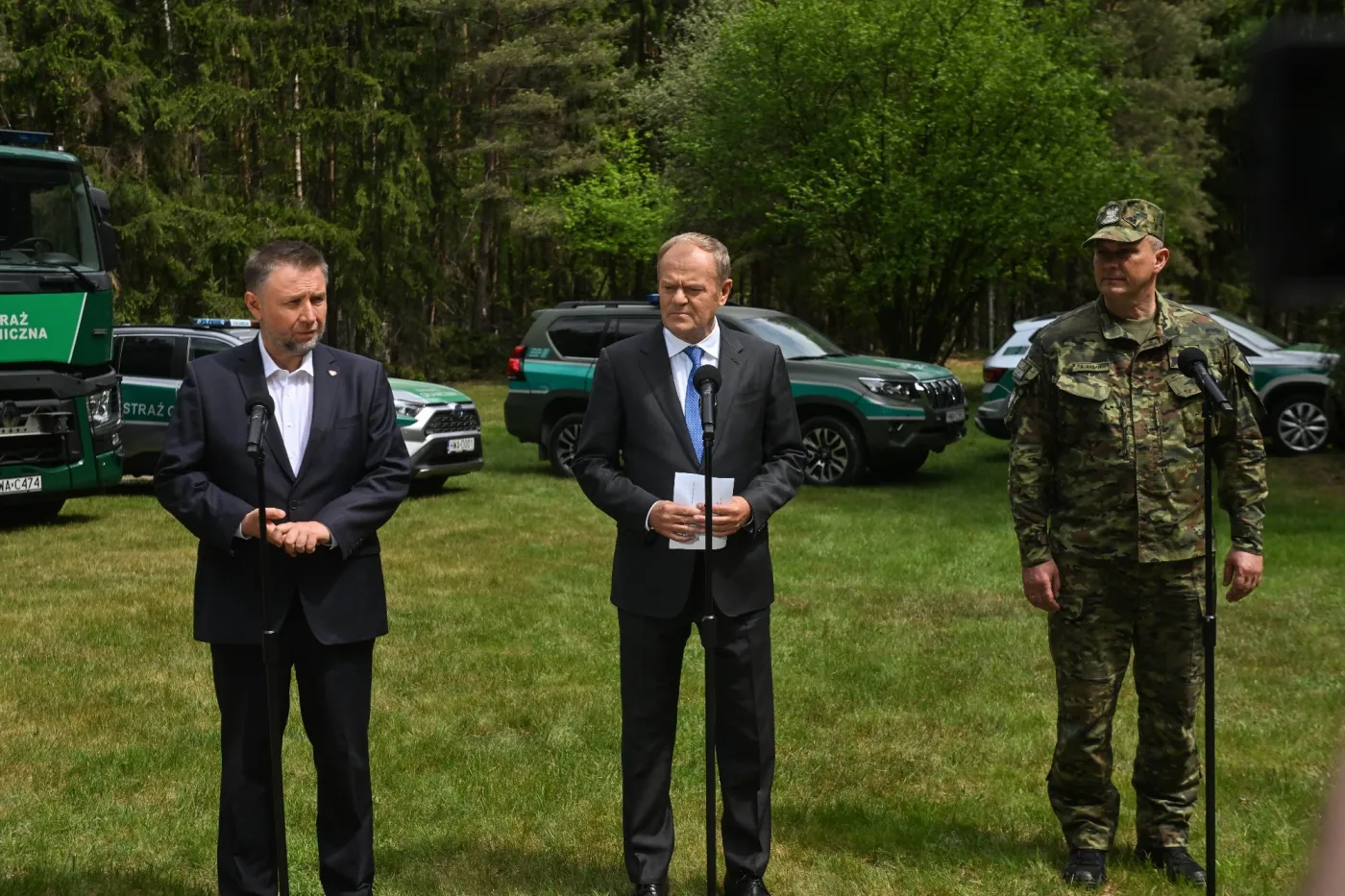 Donald Tusk, Marcin Kierwiński, Robert Bagan