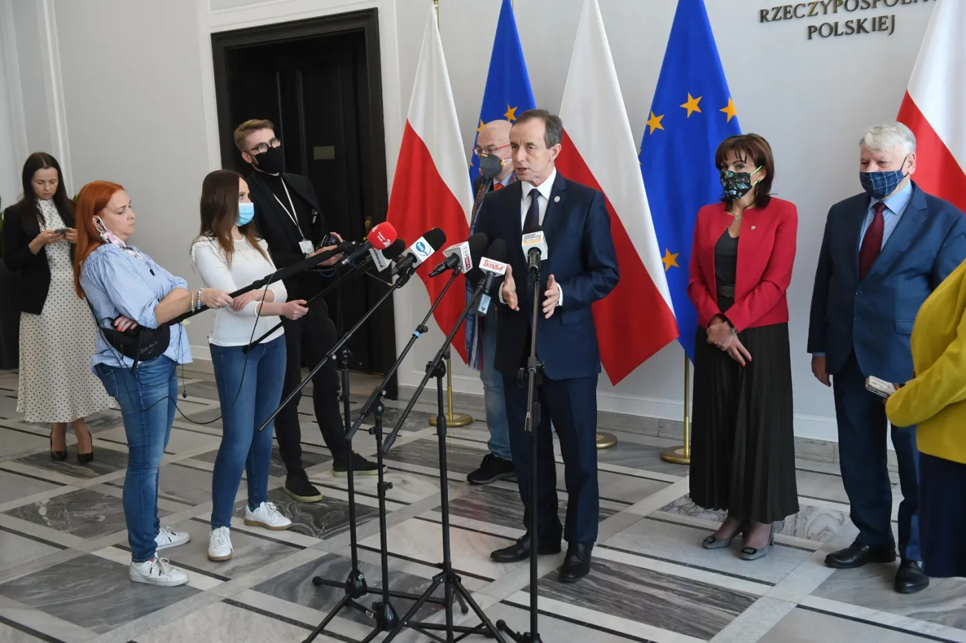 Tomasz Grodzki, Gabriela Morawska-Stanecka, Michał Kamiński, Bogdan Borusewicz