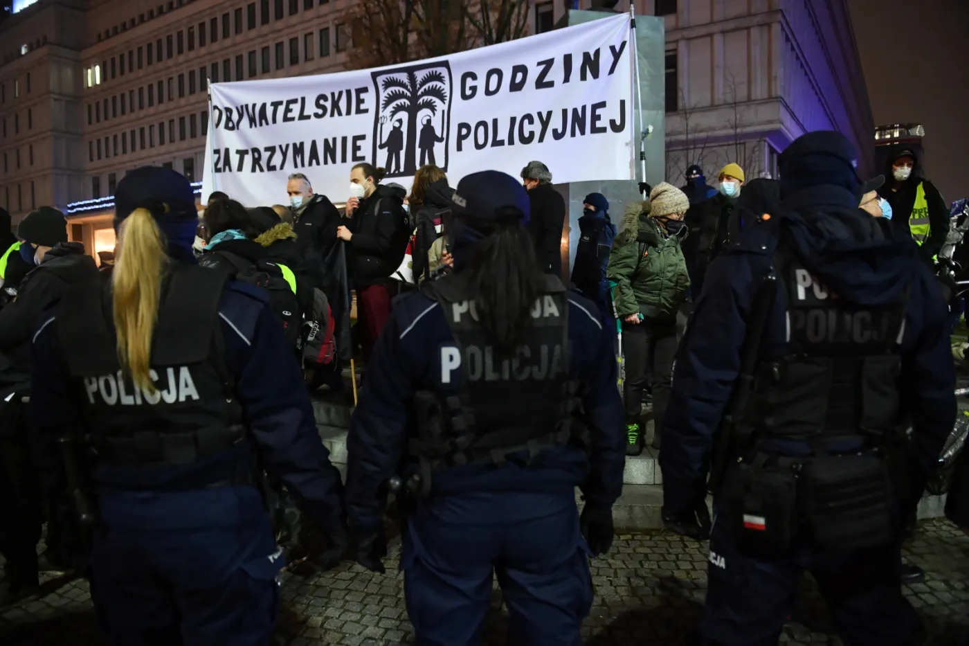 Obywatele RP protestowali przeciwko zakazowi przemieszczania się