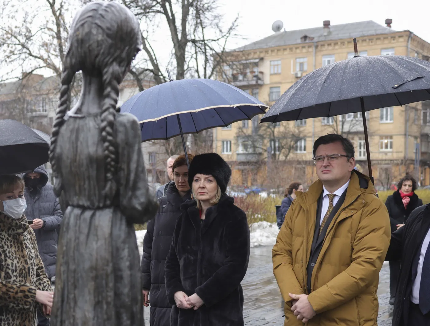 British Foreign Secretary Truss in Kiev