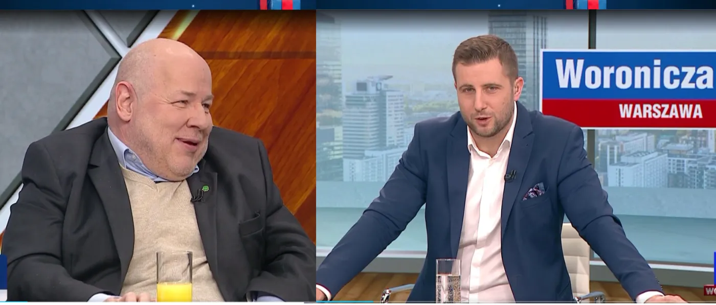 Miłosz Kłeczek starł się z senatorem Libickim w TVP Info. "Łapy precz" [WIDEO]