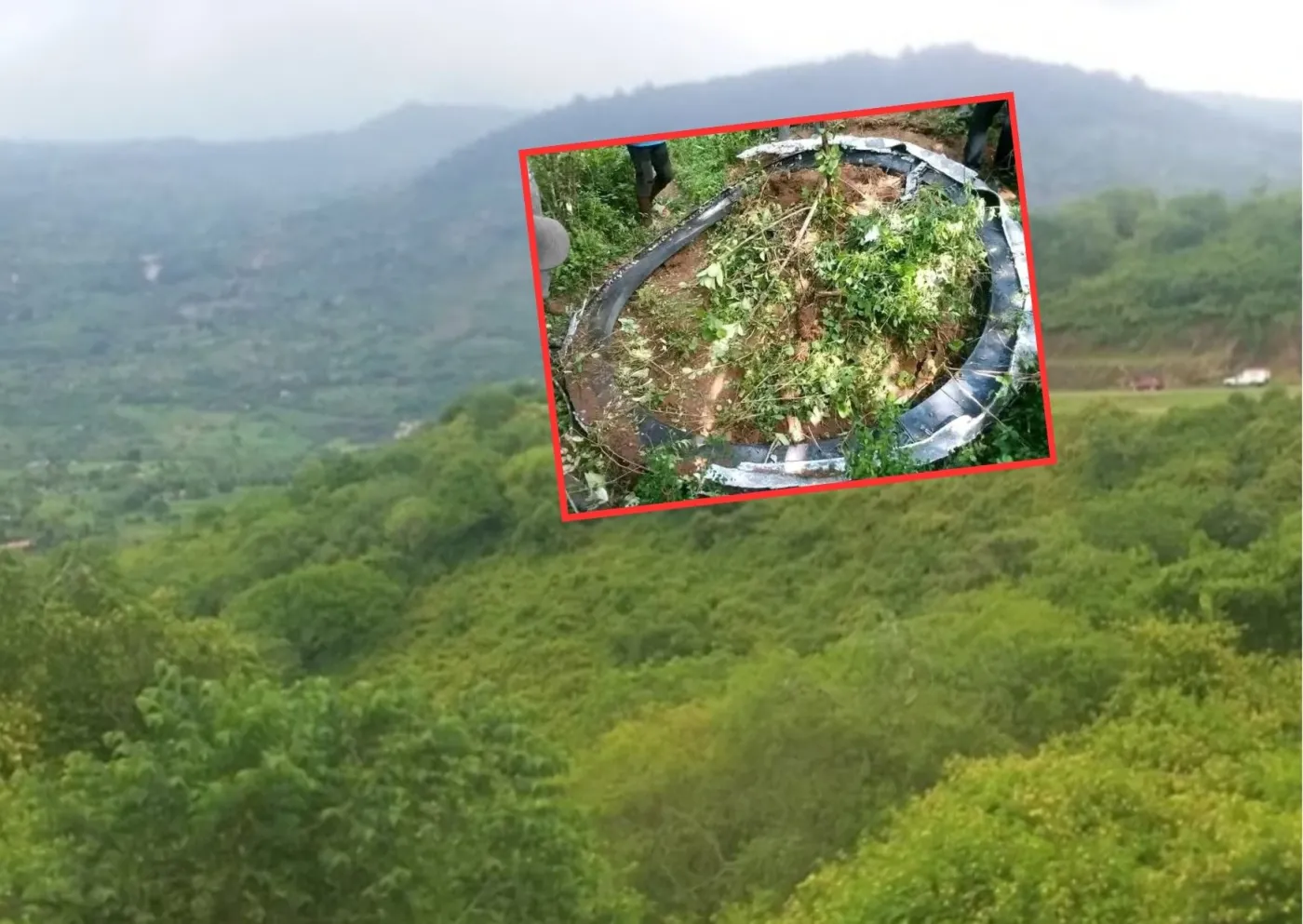 Tajemniczy pierścień spadł z kosmosu na wioskę. Ludzie słyszeli potężny huk