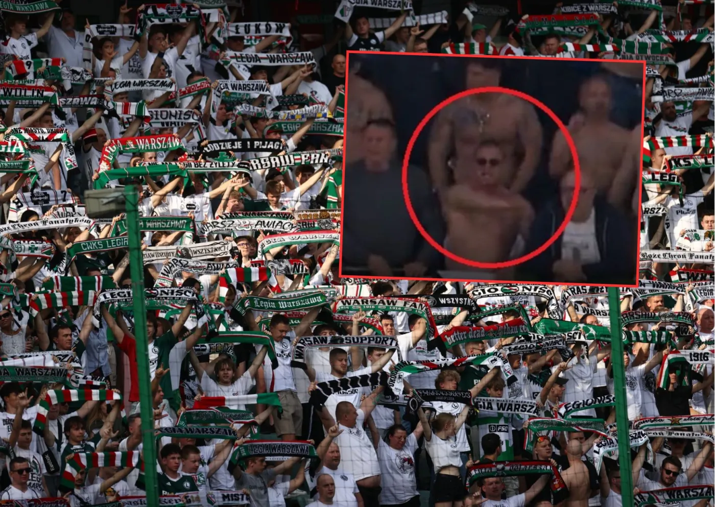 Niemcy uderzają w kibiców Legii Warszawa. Piszą o pozdrowieniach dla Hitlera