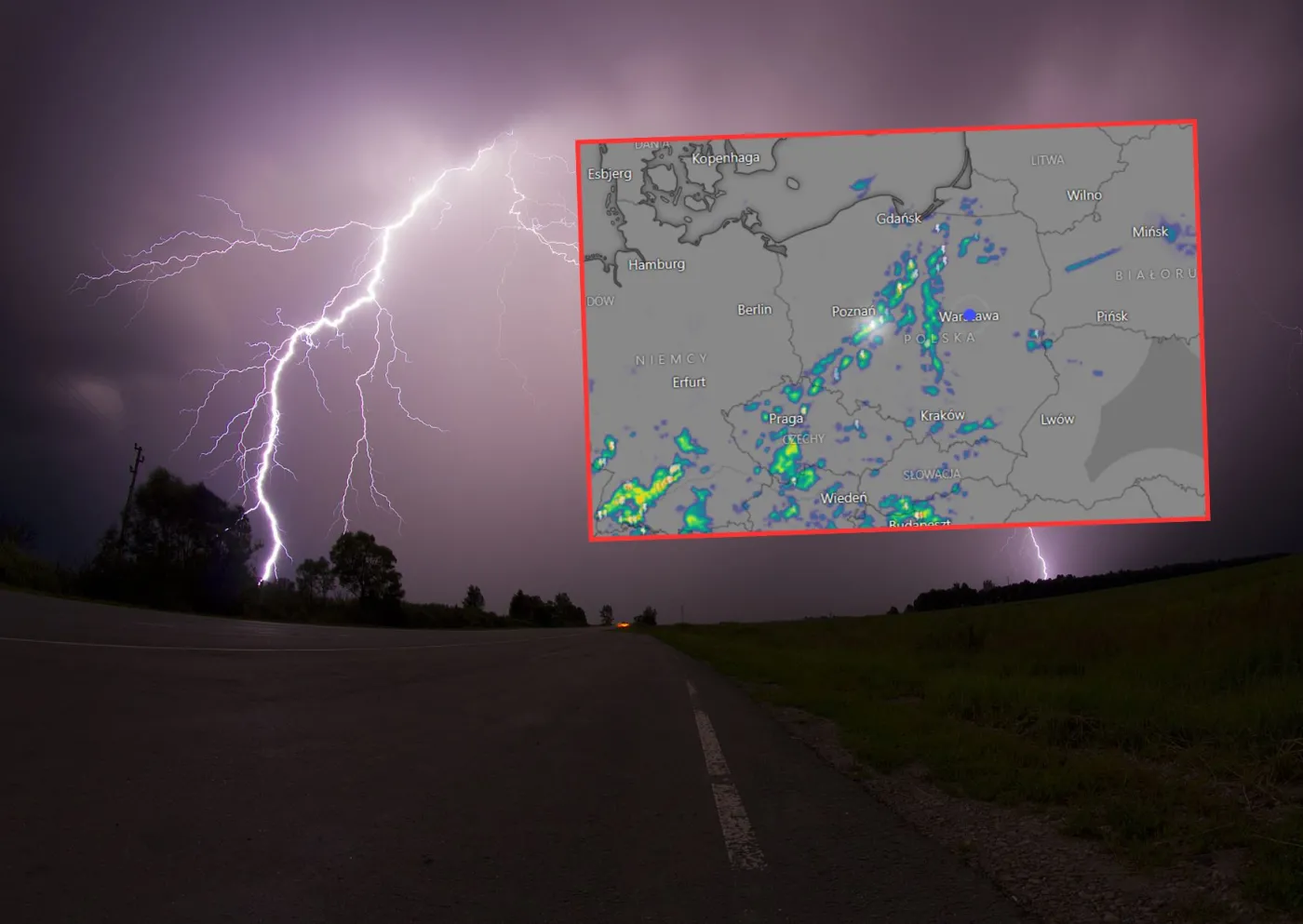Gdzie jest burza? Radar burz w środę 21.05.2025. Alerty IMGW w 10 województwach