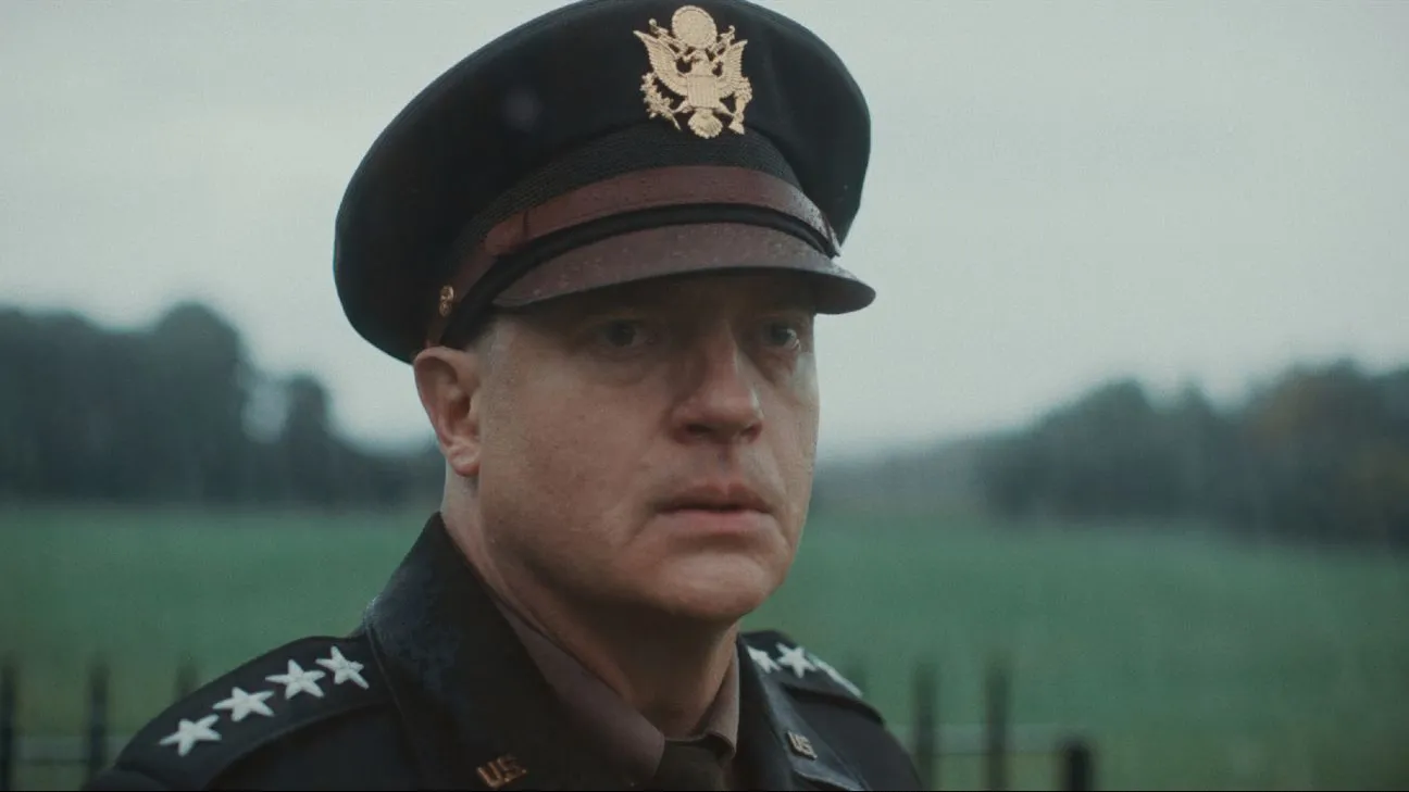 Brendan Fraser jako generał Dwight D. Eisenhower w filmie "Niebo nad Normandią"