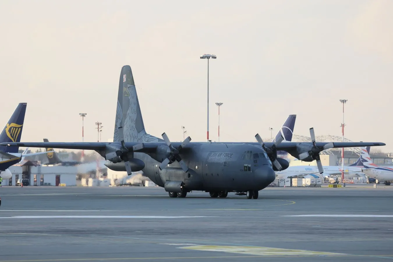 Samolot z ewakuowanymi ze Strefy Gazy obywatelami Polski wylądowały w Warszawie