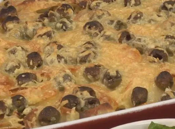 zapiekanka z oliwkami