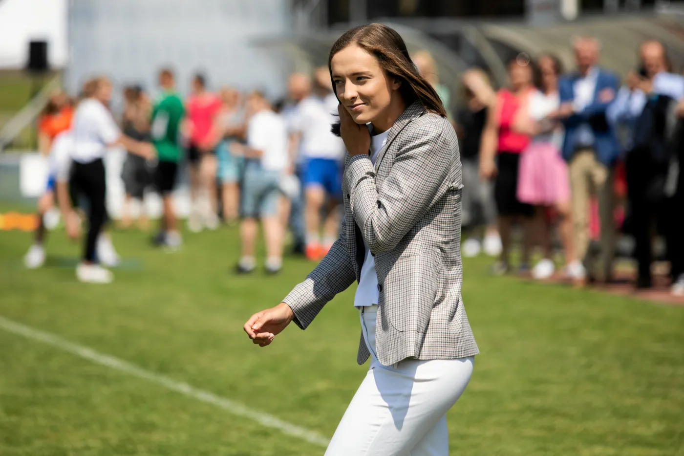 Iga Świątek przyłapana przez kamery. Druga rakieta świata nie samym tenisem żyje