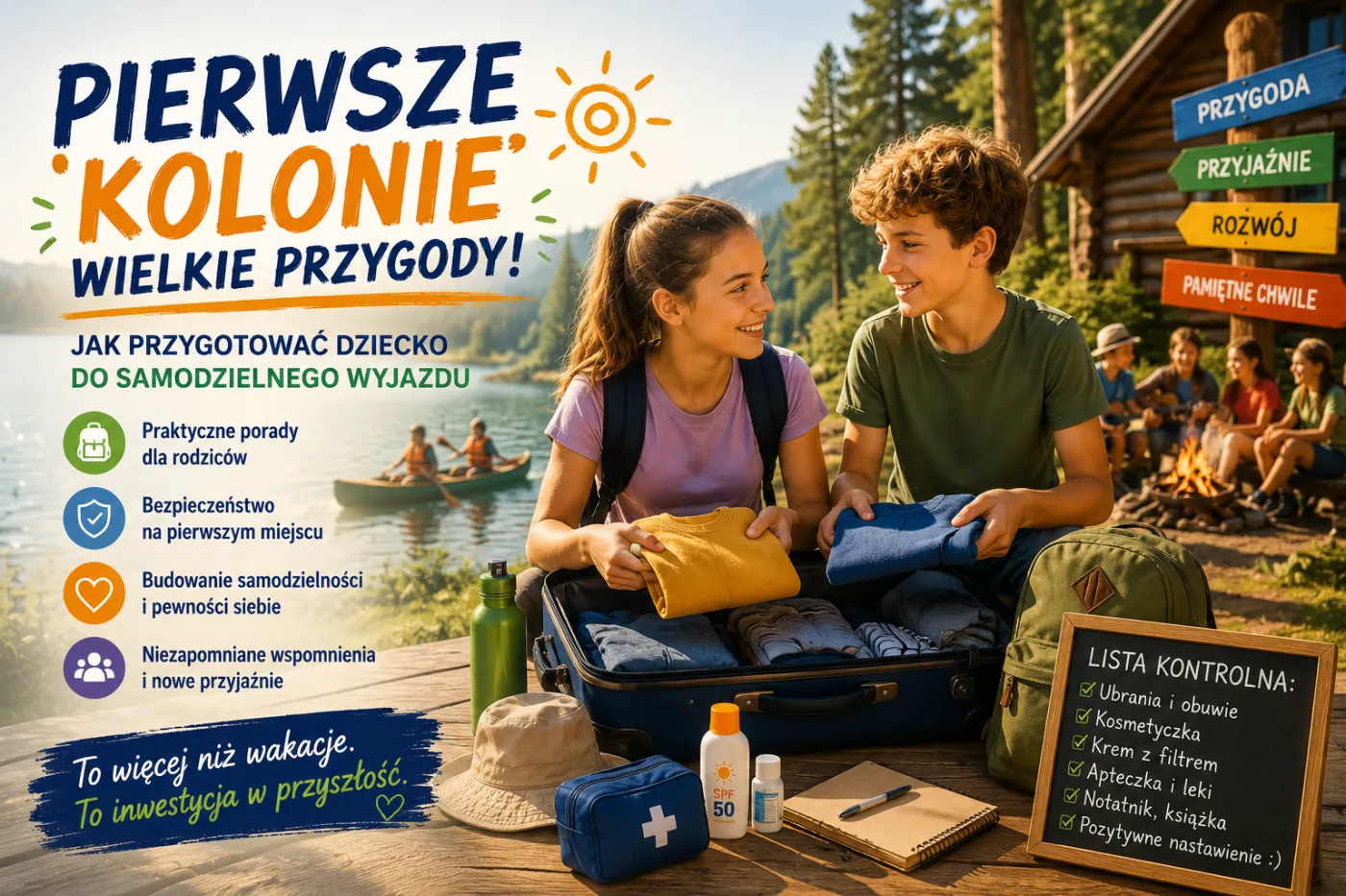 dziecko, wakacje, wyjazd