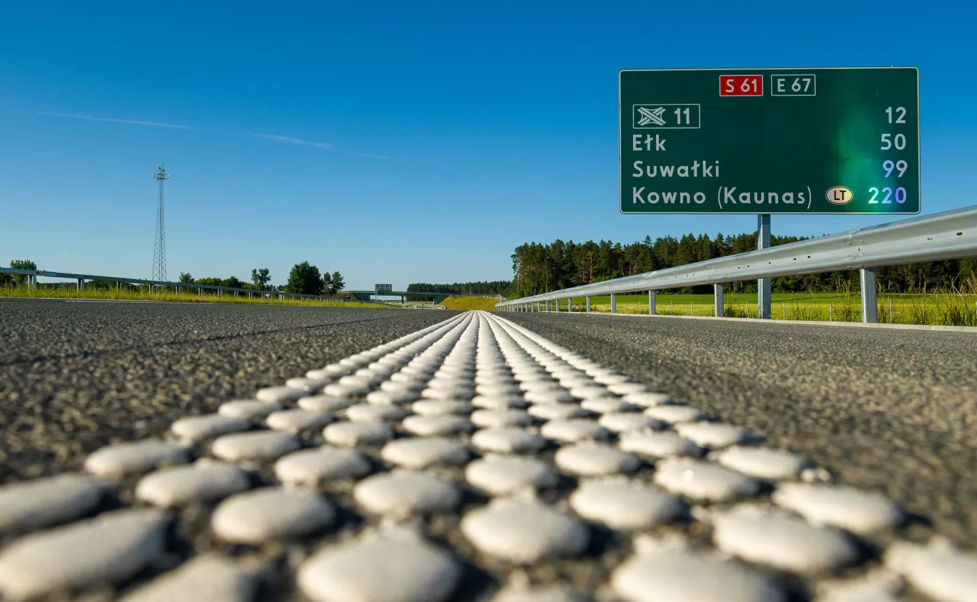 Via Baltica S61 rośnie ekspresowo, z Warszawy do Suwałk w 2,5 godziny