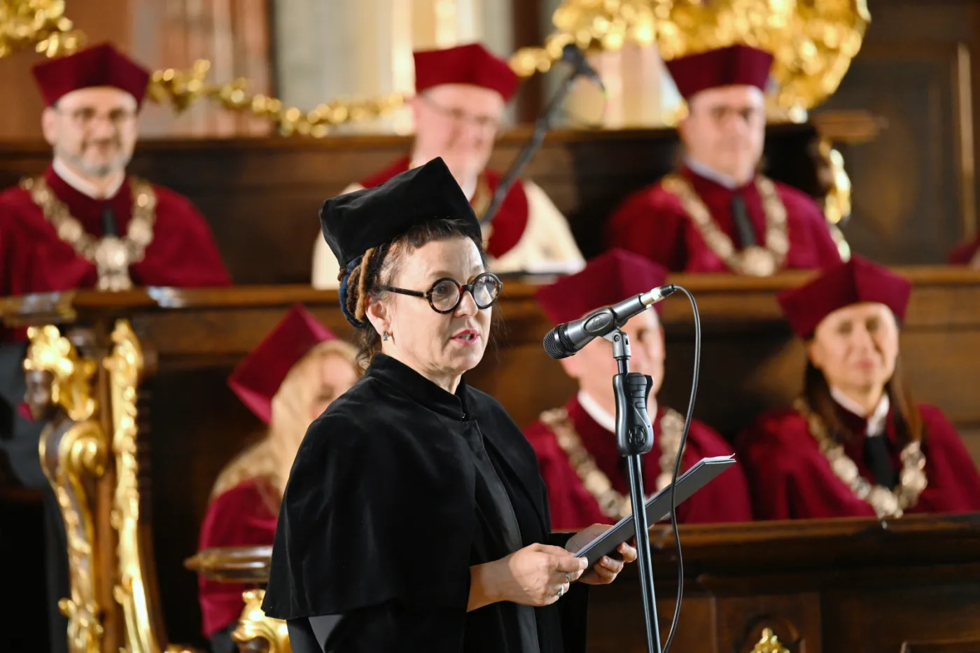 Tokarczuk odebrała tytuł doktora honoris causa Uniwersytetu Wrocławskiego