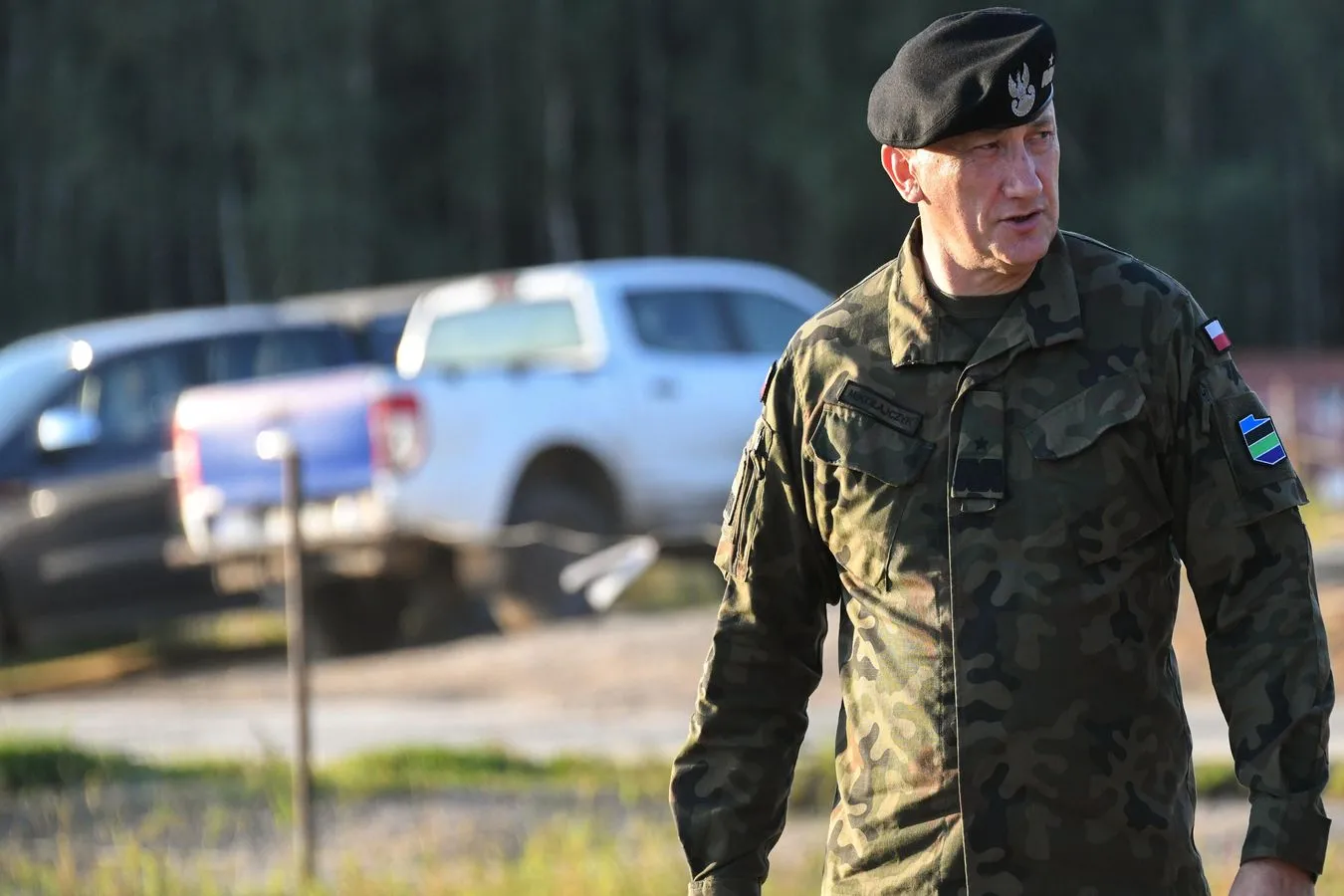 Dowódca wojskowego zgrupowania zadaniowego PODLASIE gen. bryg. Arkadiusz Mikołajczyk