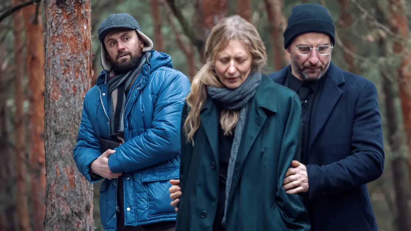 "Scheda", odcinek 4., n/z Magdalena Popławska, Wojciech Zieliński, Bartłomiej Kotschedoff