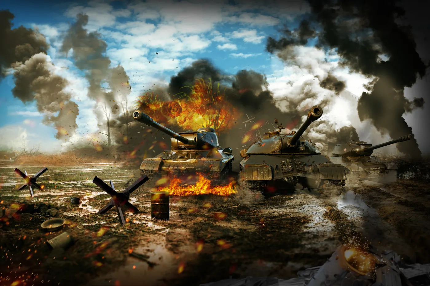 Battle,Tank,In,The,War,Zone