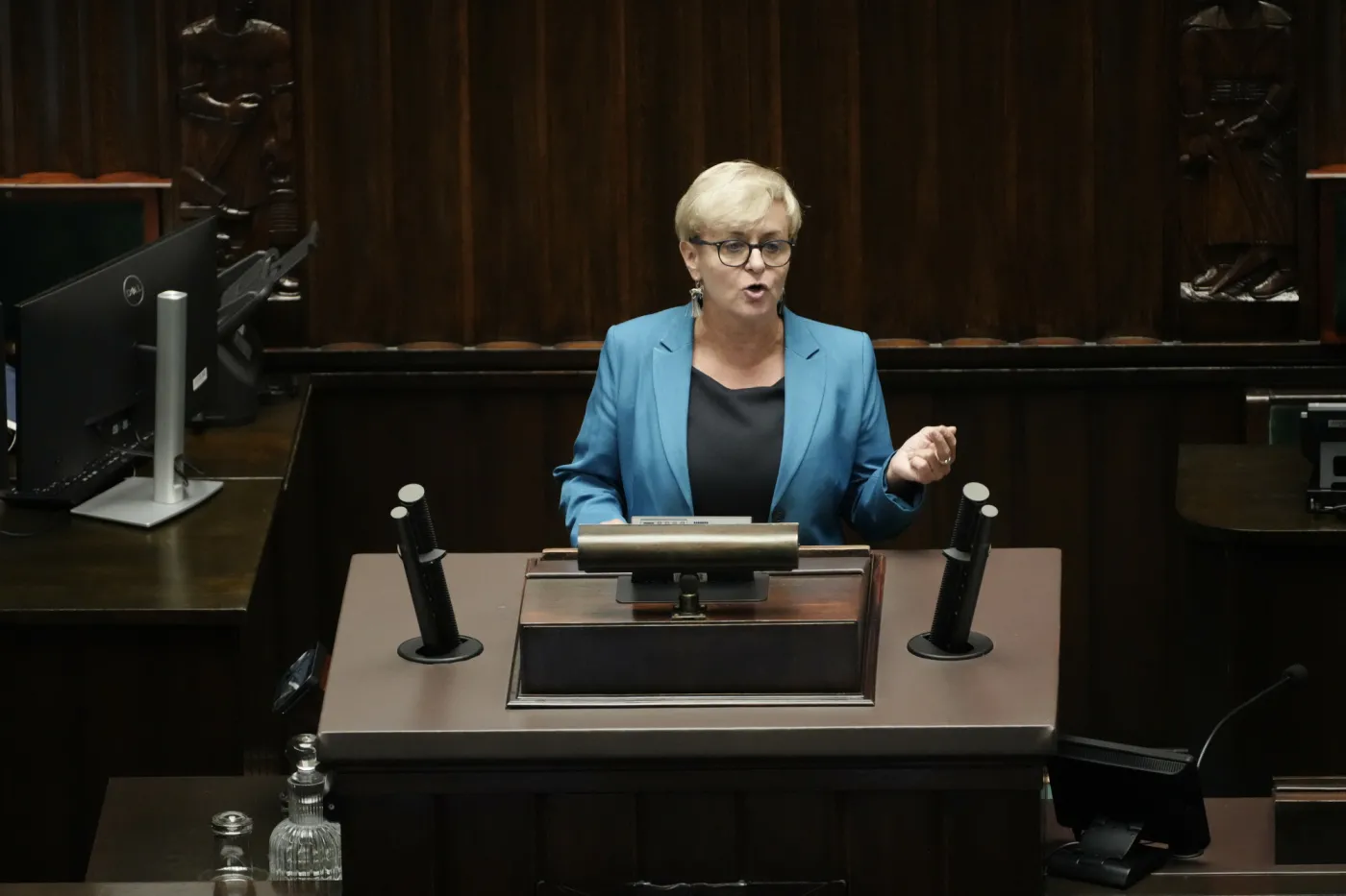 Posłanka KO ostro o 100 dniach prezydenta Nawrockiego. "Polityczna gangsterka"