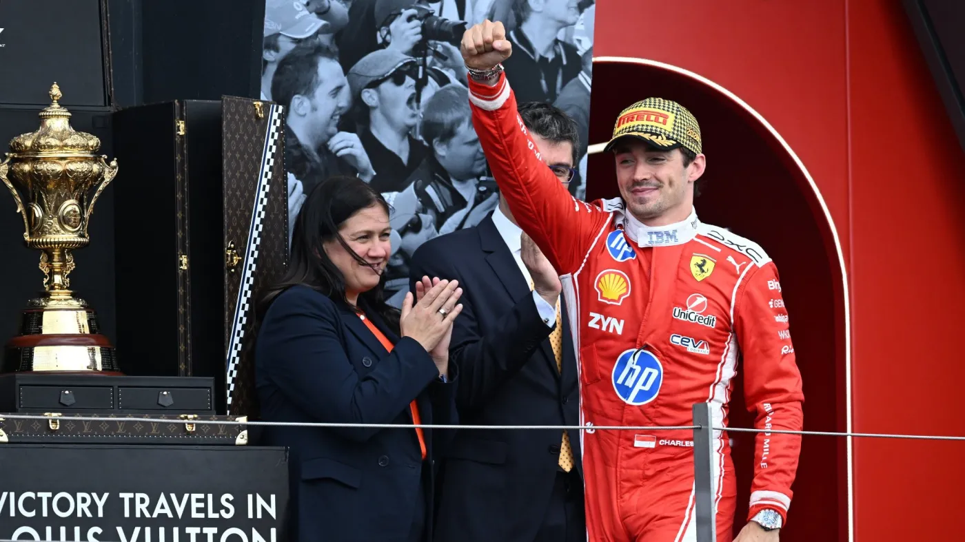 Leclerc najszybszy na Silverstone. Antonelli miał problemy. Verstappen wypadł z toru