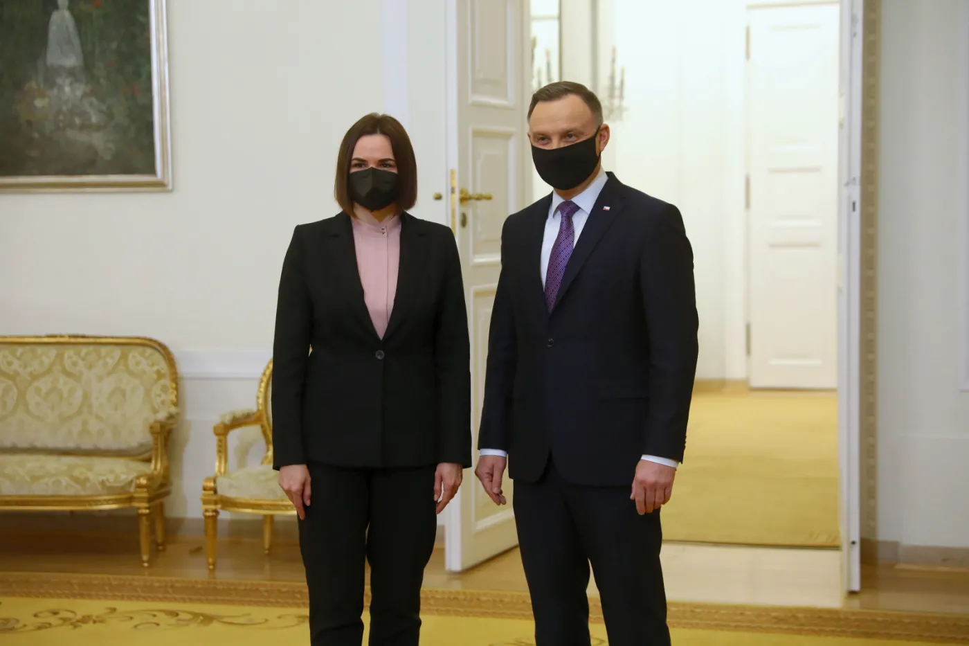 Andrzej Duda, Swiatłana Cichanouska