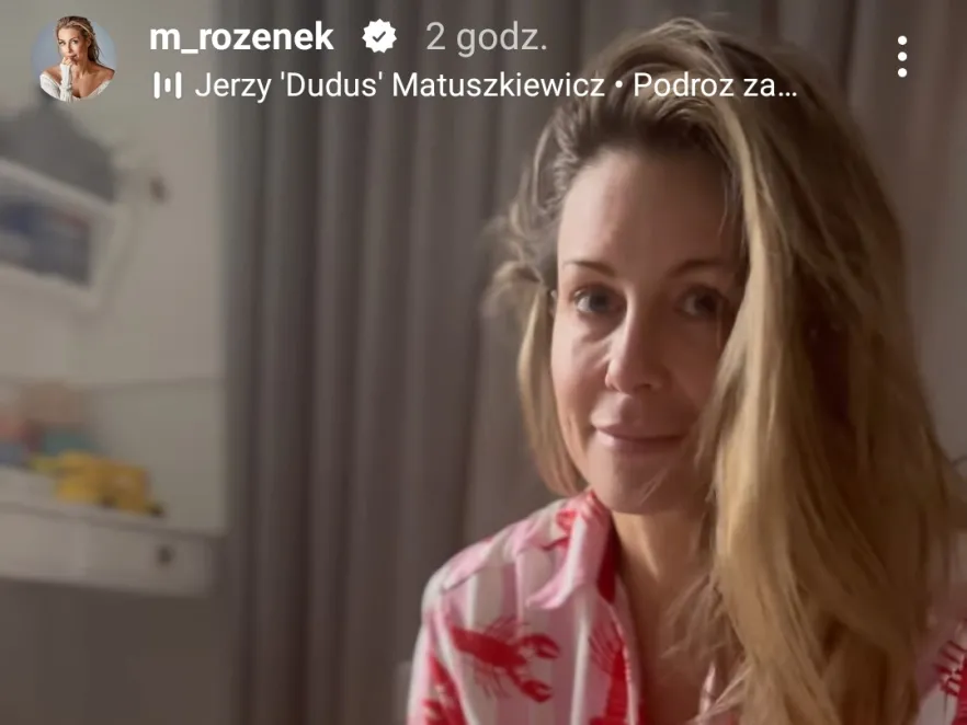"Radzio wygląda na zadowolonego". Małgosia Rozenek pokazała swoje poranne cierpienie... [FOTO]
