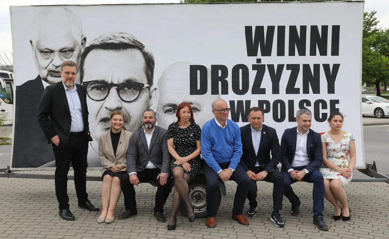 Włodzimierz Czarzasty, Adrian Zandberg, Tomasz Trela, Krzysztof Gawkowski