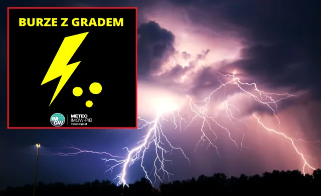 Burze z gradem. Piątek zapowiada się pochmurny i z deszczowy [PROGNOZA POGODY]