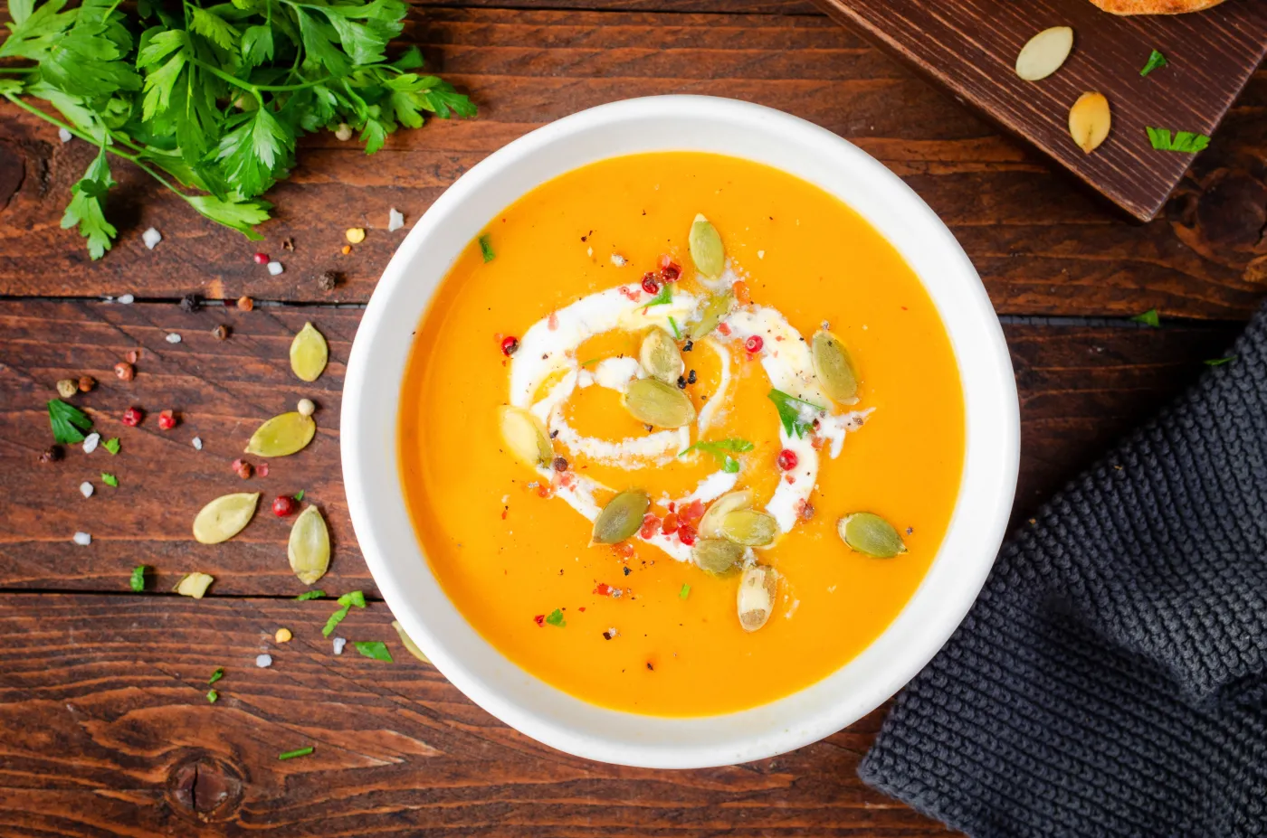 Pumpkin,Soup,,Tasty,Homemade,Pumpkin,,Sweet,Potato,Or,Carrot,Soup