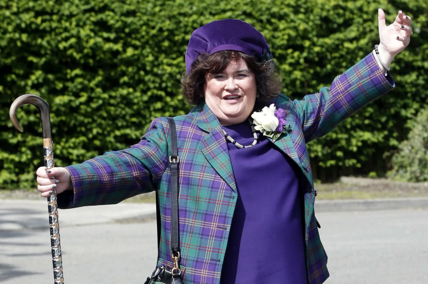 Susan Boyle na imprezie highland game
