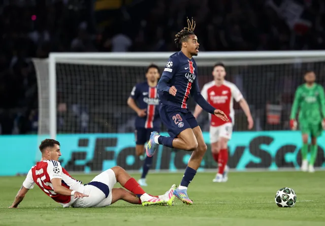 Nie będzie "polskiego finału" w Lidze Mistrzów. Kiwior i Arsenal nie dali rady Paris Saint-Germain