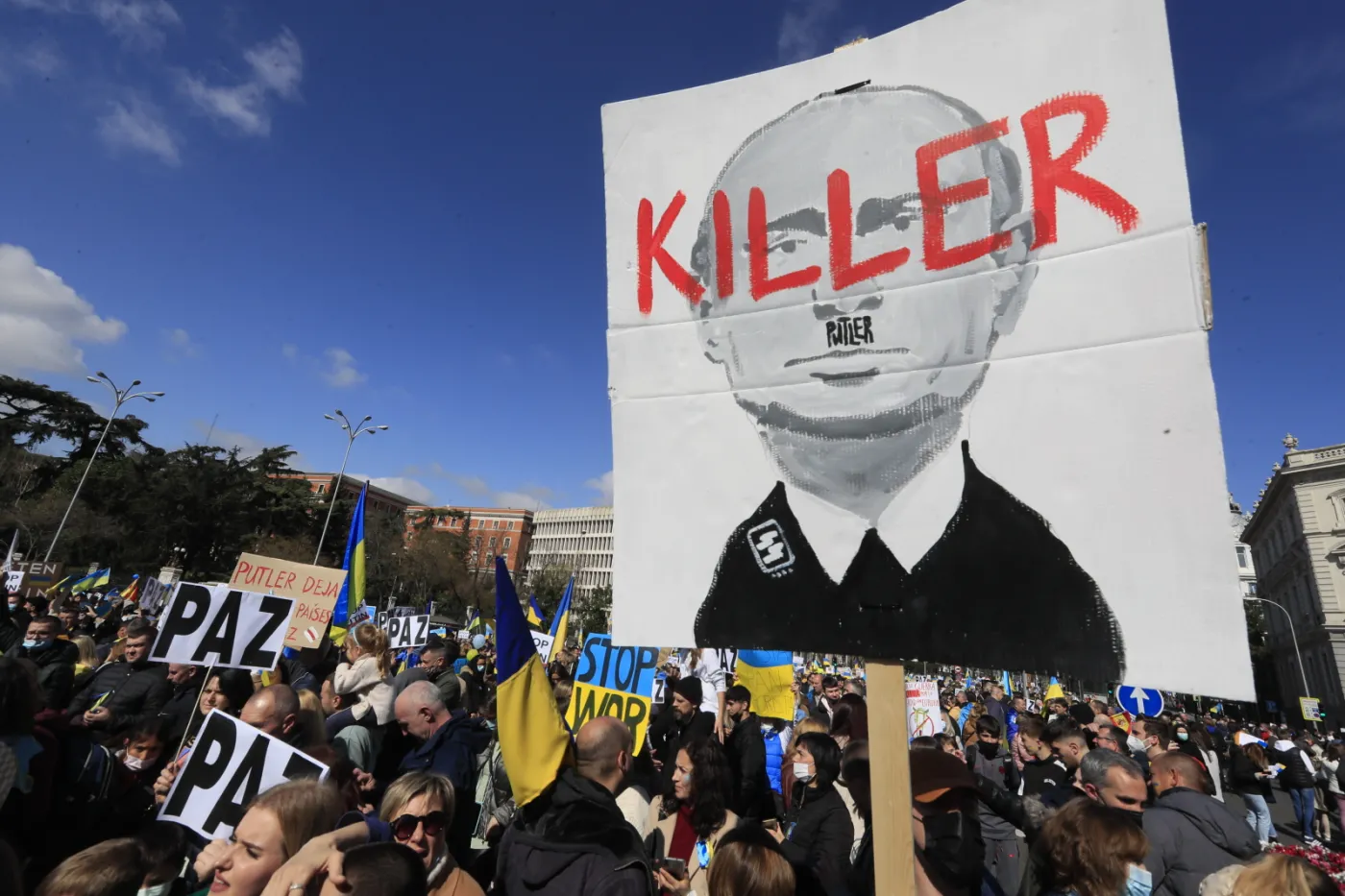 Ukraina: Dobranoc Europo. Gdy śpisz, ukraińskie dzieci służą jako ludzkie tarcze przed Rosją