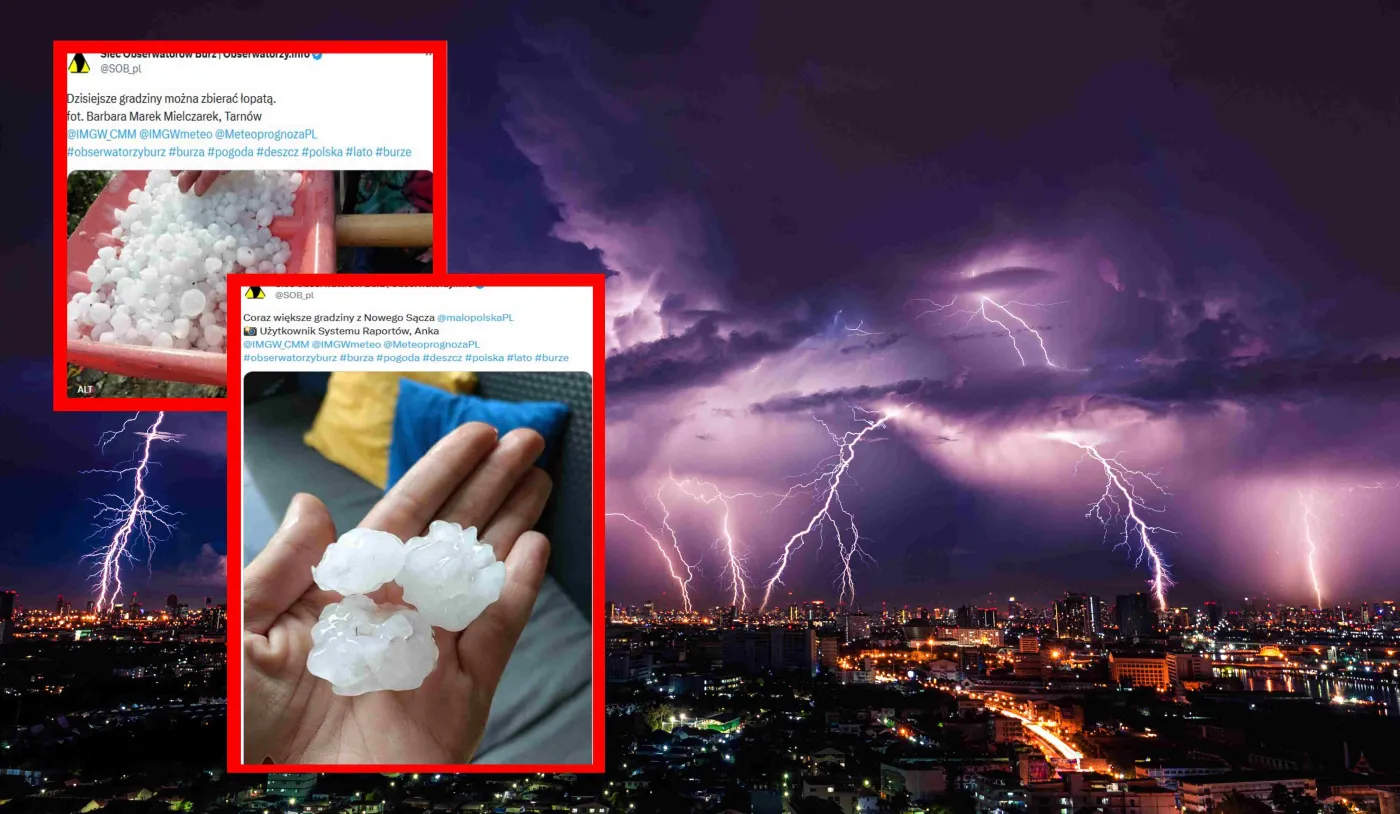 Pogodowy armagedon. W kilka minut na ulicach zrobiło się biało