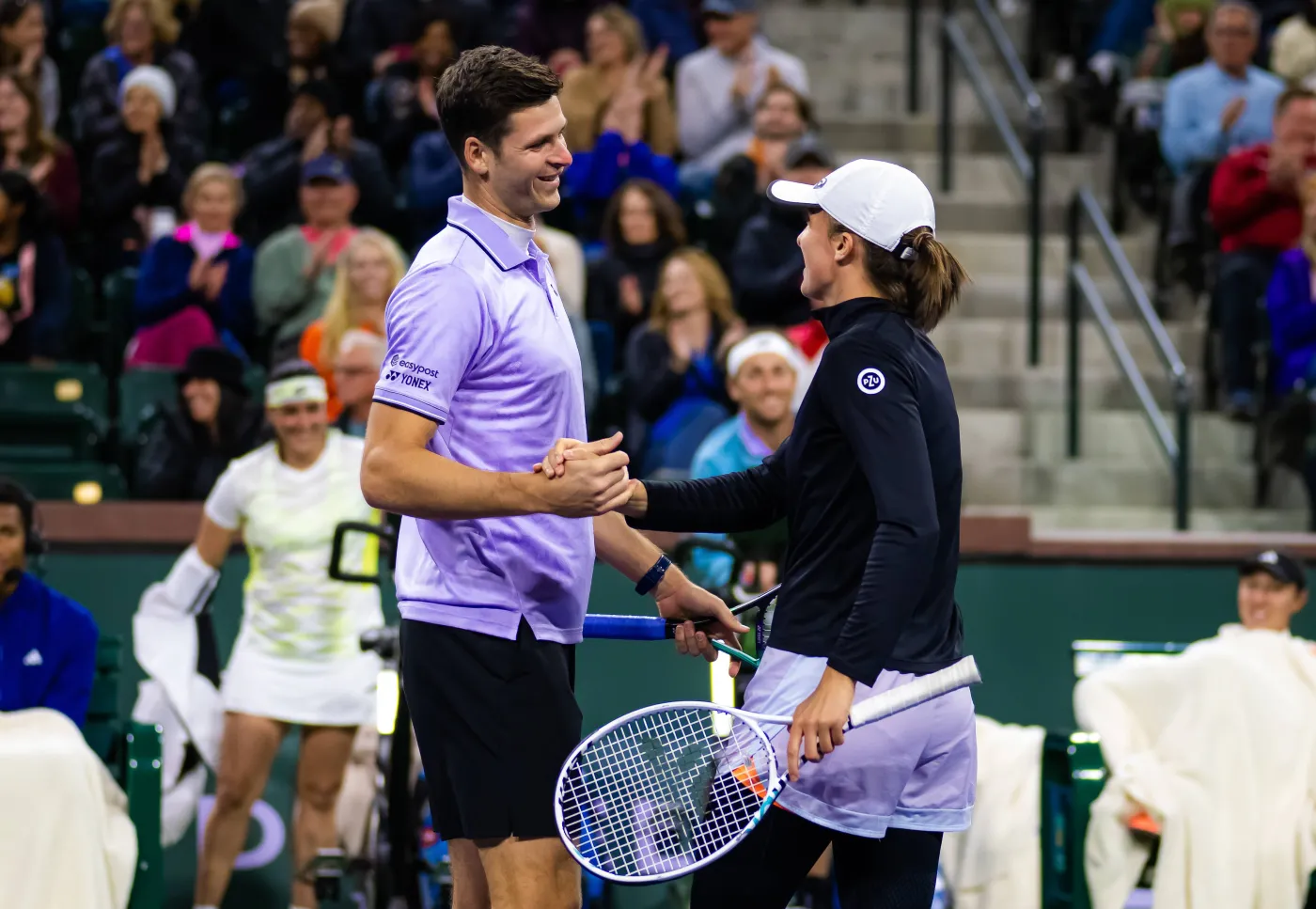 Iga Świątek i Hubert Hurkacz