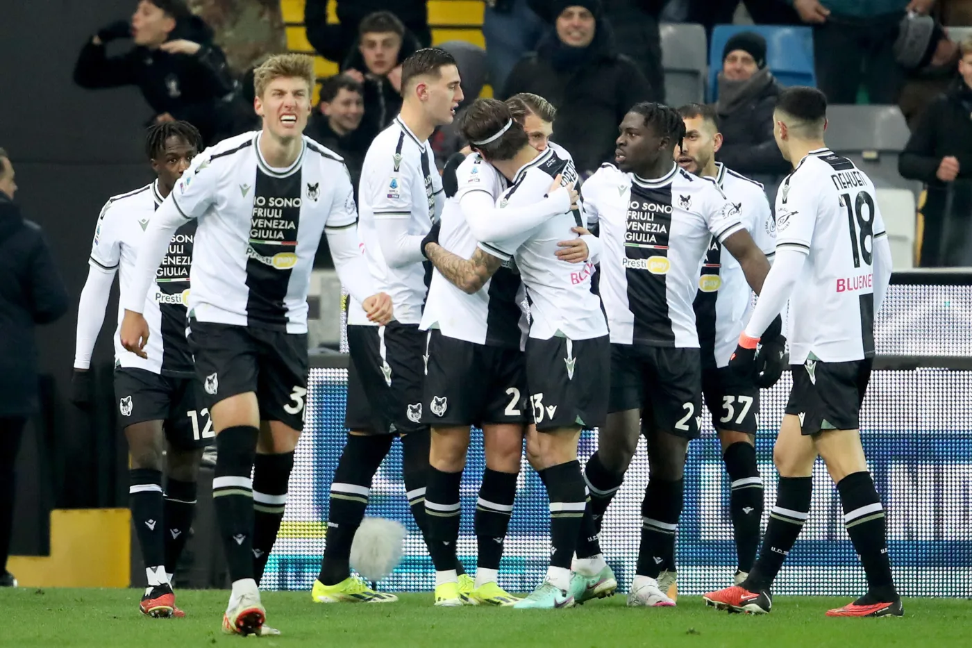 Udinese ukarane za rasistowskie zachowanie kibiców. Jeden mecz bez publiczności