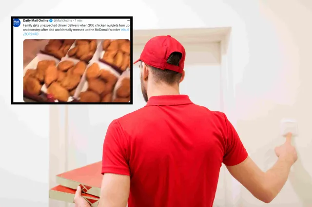 Pogubił się zamawiając obiad. Osłupiał, gdy zobaczył, co przyniósł dostawca