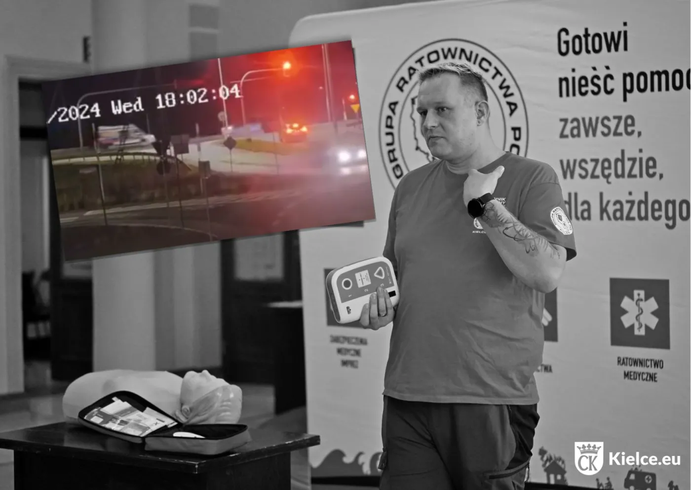 Piotr Miernicki zginął w wypadku karetki. Do sieci trafiło wstrząsające nagranie