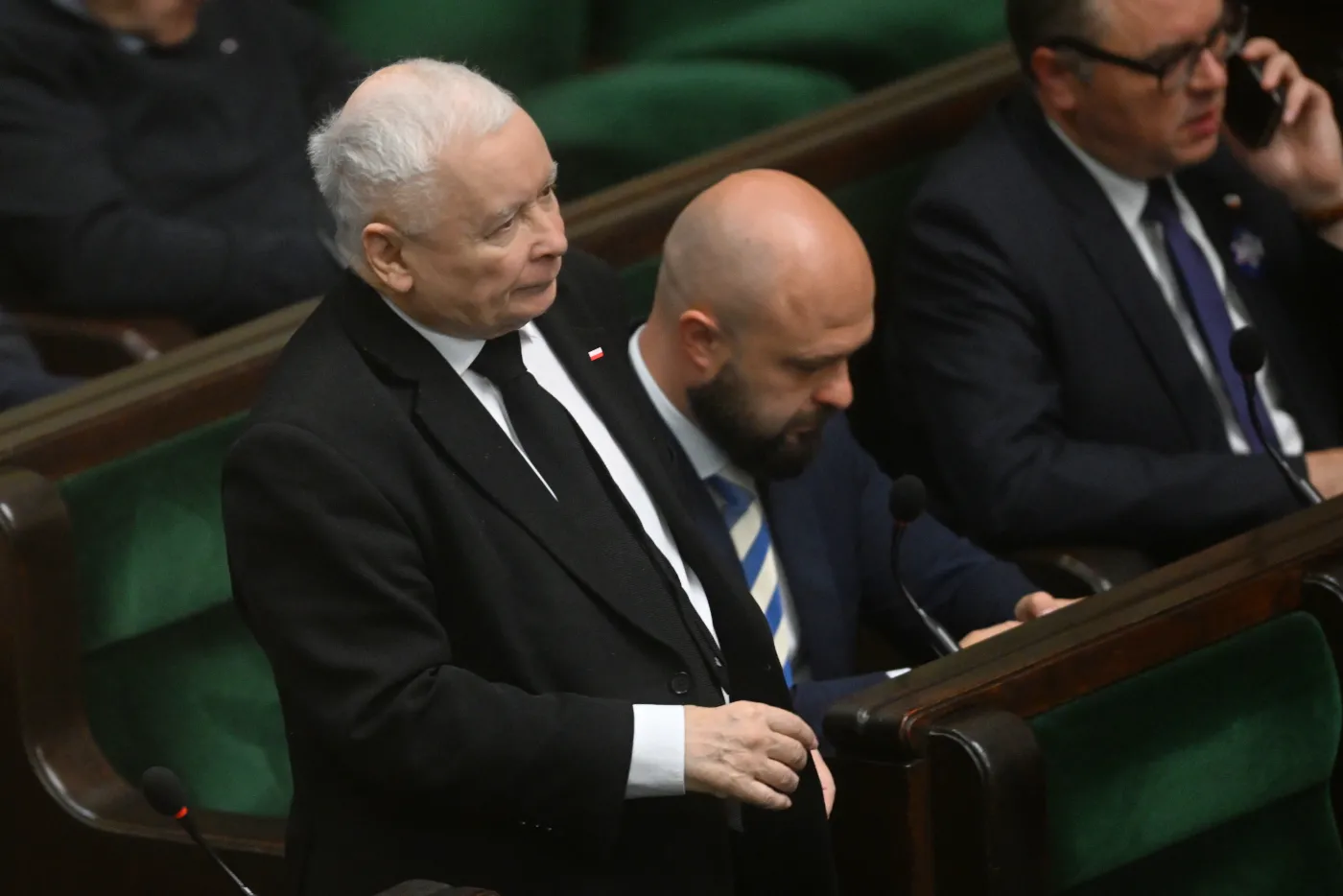 Skandaliczny gest Kaczyńskiego w Sejmie. Wykonał go podczas przemówienia ministra sportu