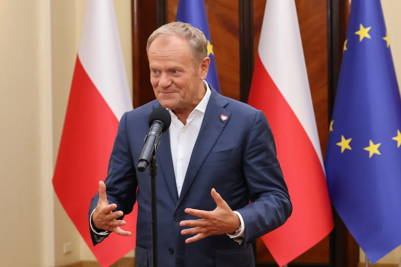 Donald Tusk oskarża PiS i Konfederację. "Zdejmują z Rosji odpowiedzialność za atak dronami"