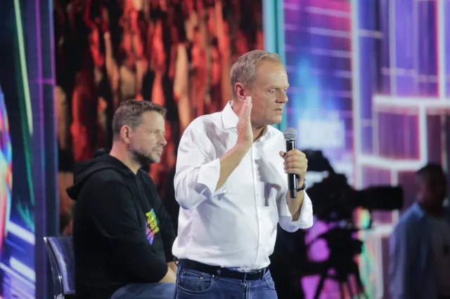 Tusk o starcie Giertycha: Mam dyskomfort, ale Kaczyński ma większy