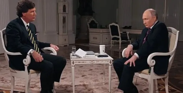 Dziesięć kłamstw Putina. MSZ reaguje na wywiad dla Tuckera Carlsona