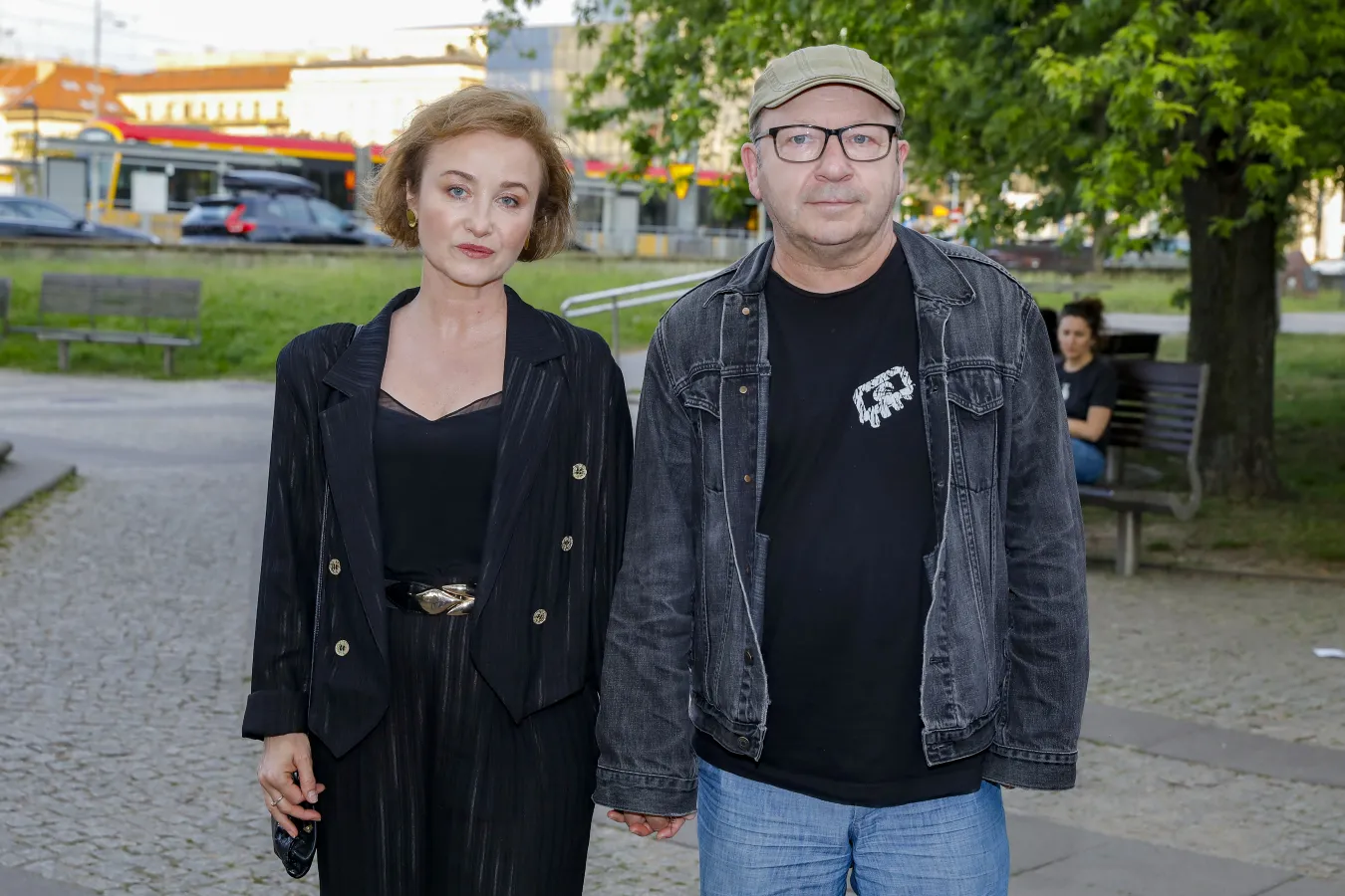 Gabriela Muskała i Zbigniew Zamachowski na premierze. Tak się kochają [FOTO]