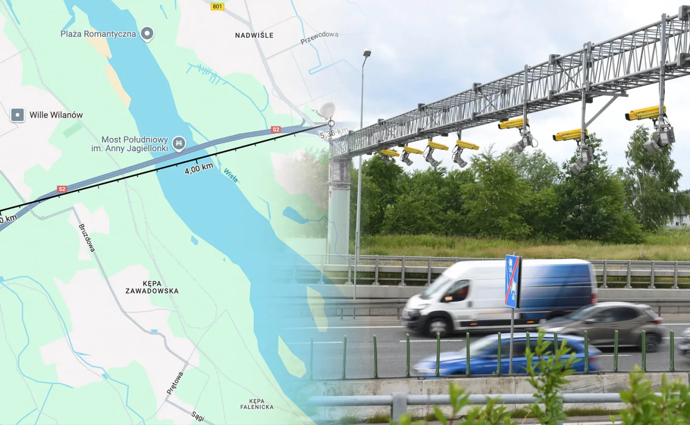 Nowy odcinkowy pomiar prędkości na S2. Mandaty zaskoczą kierowców