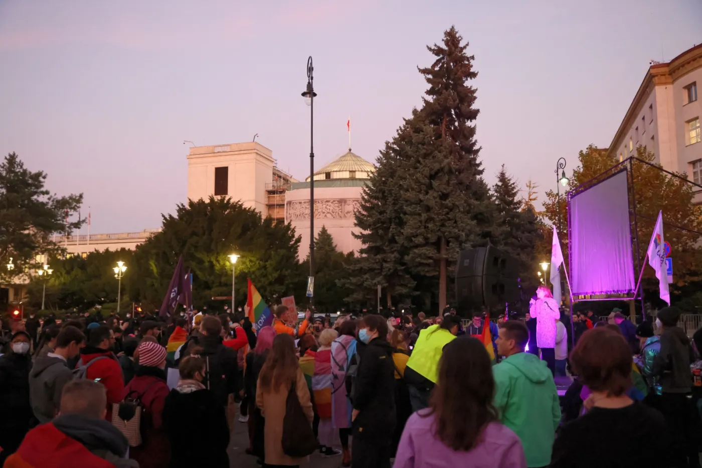 Sejm ma się zająć nowelizacją "Stop LGBT". Przed budynkiem demonstracja