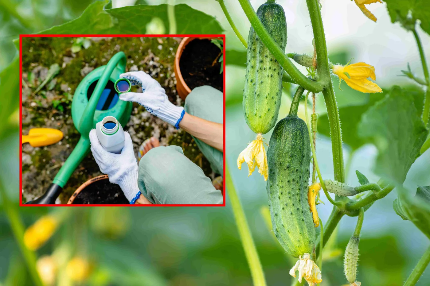 Nawozy i odżywki do ogórków. Czym podlać ogórki żeby bujnie rosły? Oto prosty przepis na nawóz