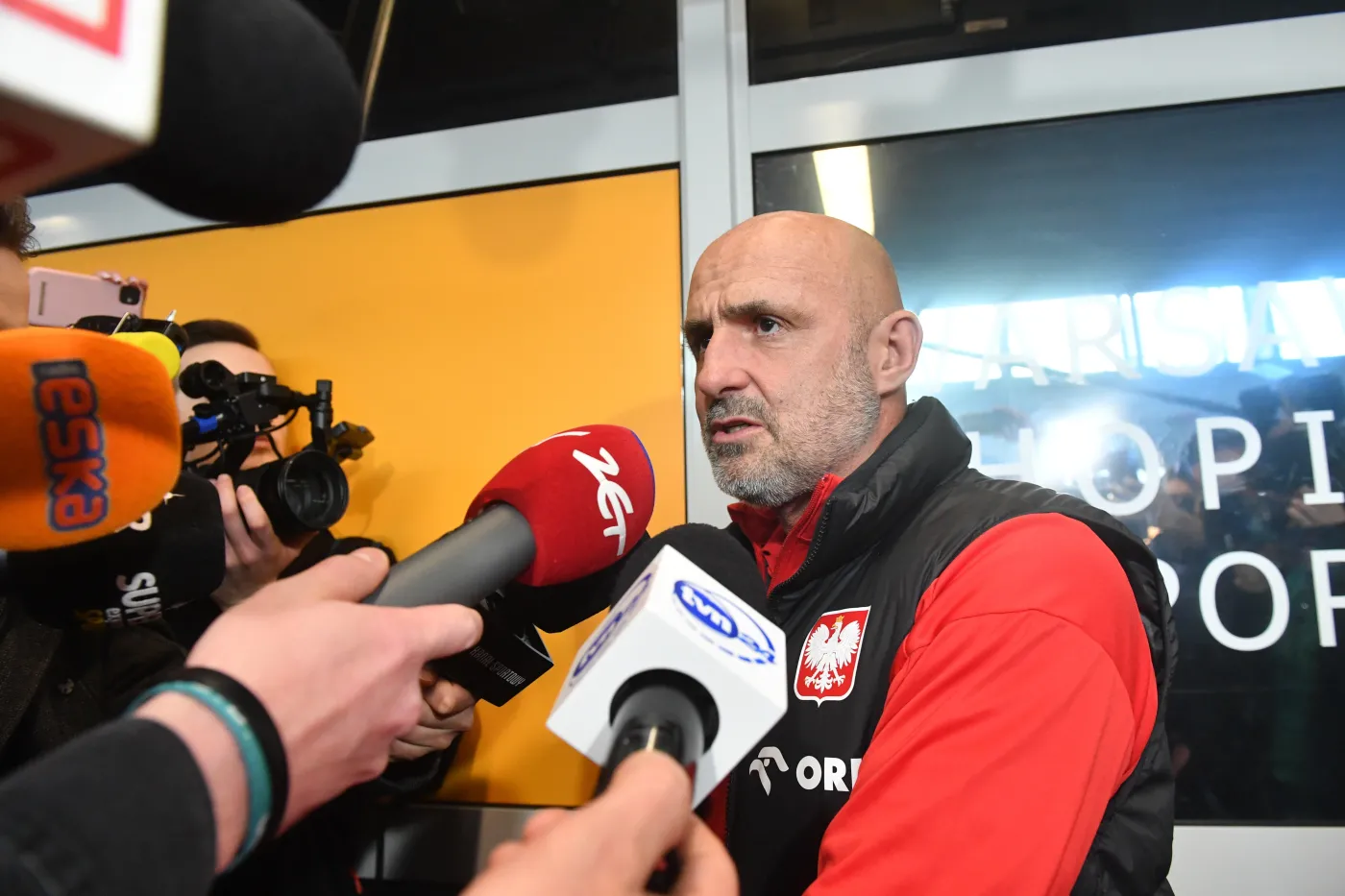 Trener reprezentacji Polski Michał Probierz