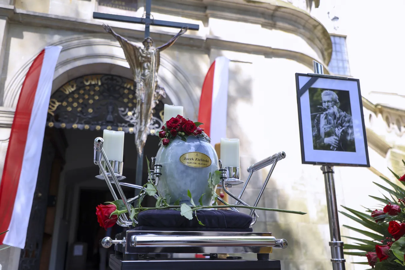 Pogrzeb Jacka Zielińskiego. "Czasem był dużym dzieckiem" [FOTO]