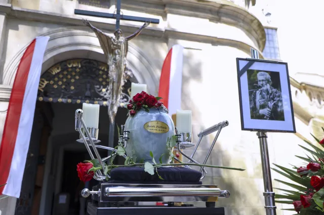 Pogrzeb Jacka Zielińskiego. "Czasem był dużym dzieckiem" [FOTO]