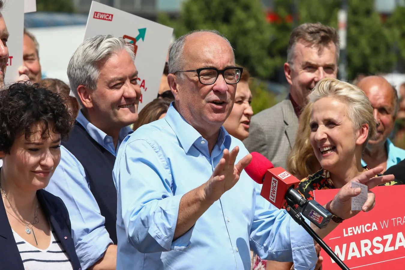 Włodzimierz Czarzasty, Robert Biedroń, Adrian Zandberg, Joanna Scheuring-Wielgus, Anna Maria Żukowska
