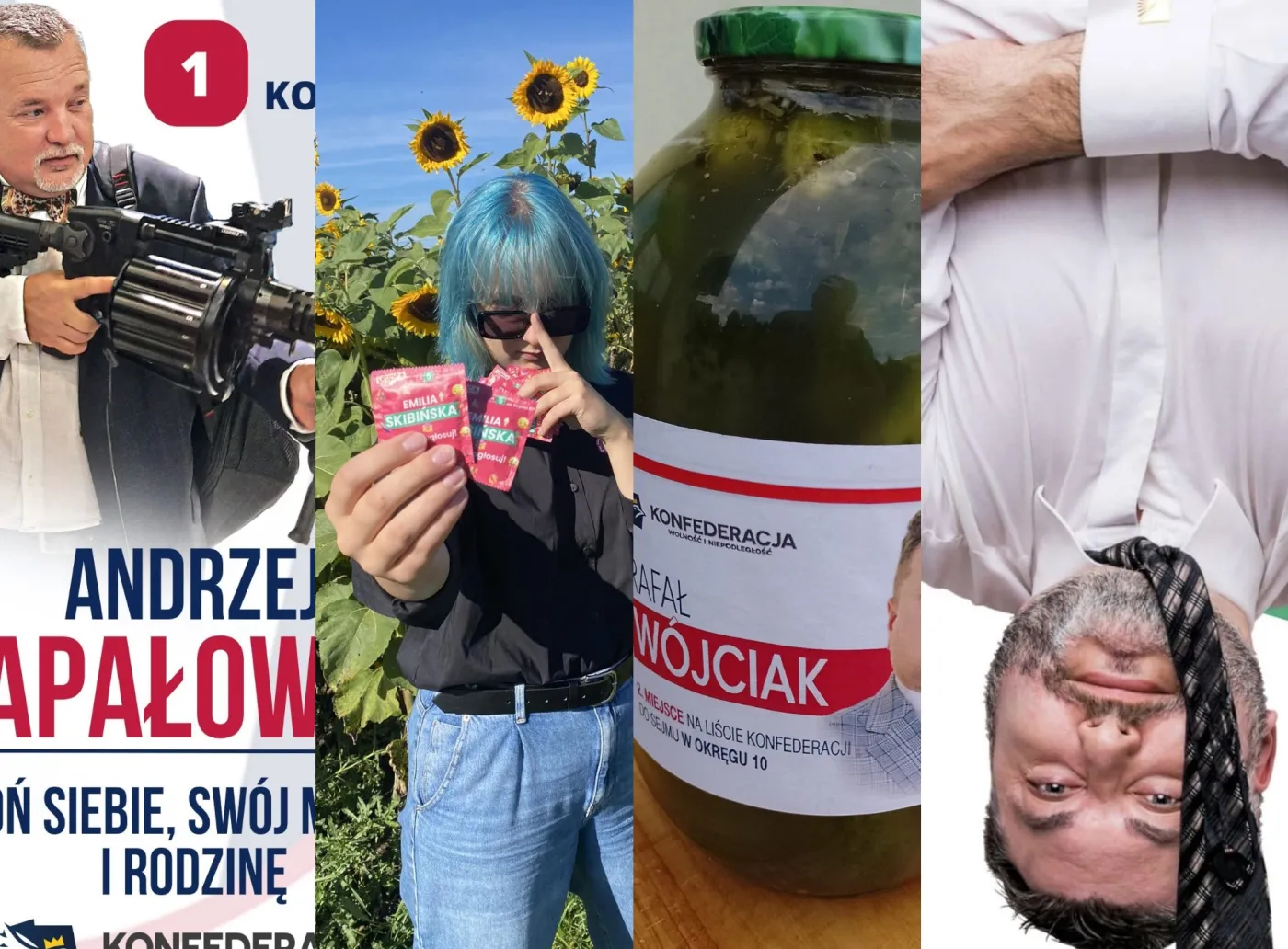 Wybory 2023. Od ogórków, przez batony, po prezerwatywy, czyli przedziwne zabiegi kandydatów na posłów