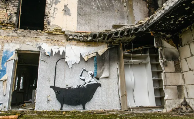 Banksy opublikował na Instagramie film o swoim pobycie na Ukrainie